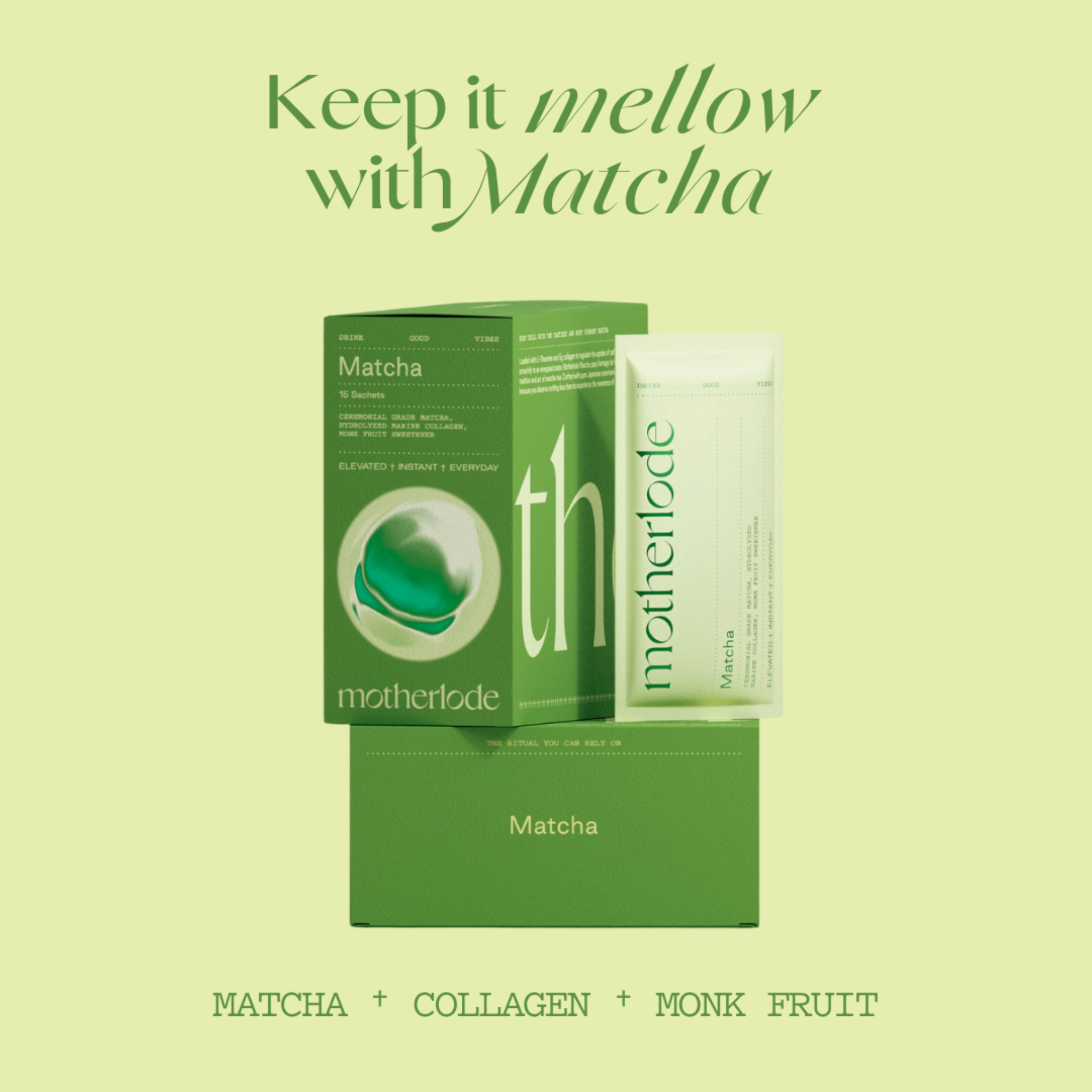 Collagen Matcha Sachets